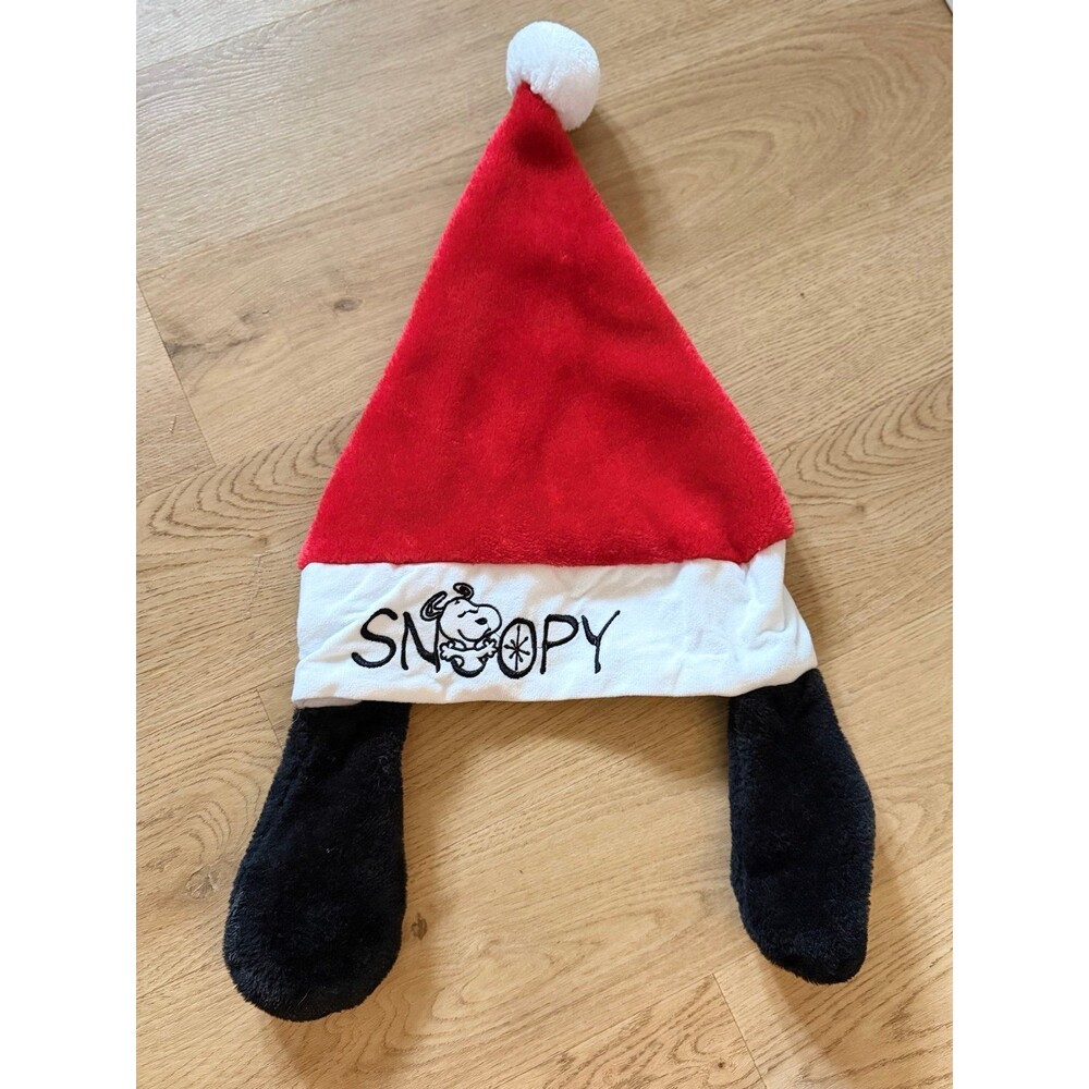 Snoopy Peanuts Christmas Santa Hat with Ears